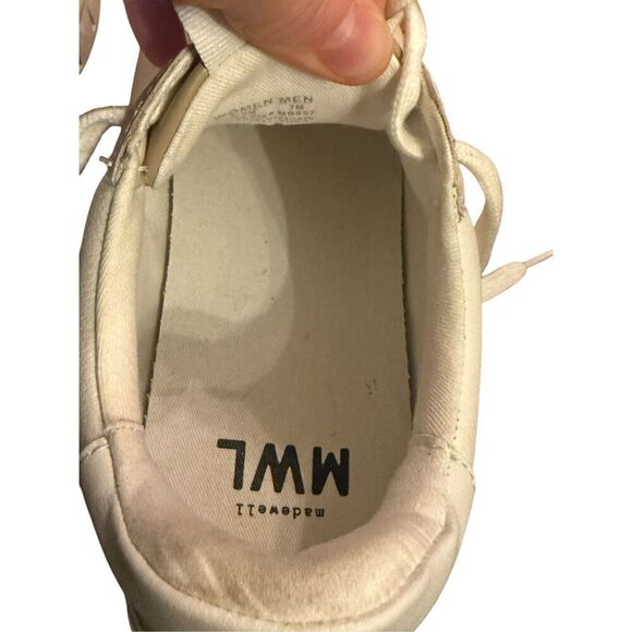 Madewell Kickoff Trainer Sneakers in Antique Cream Multi womens size 8.5 - Picture 11 of 11